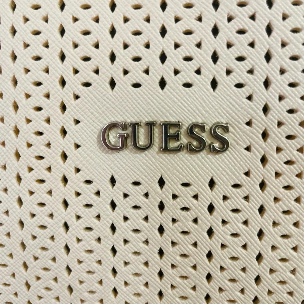 Guess Gia Satchel Tote Perforated Shoulder Bag - Picture 12 of 16